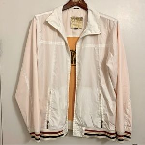 VINTAGE Men's Billabong Jacket Full Zip XL White EUC Reggae Jamaica